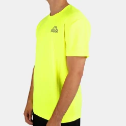Football And Rugby Clothing*Kappa Mens Quick Dry T-Shirt in Yellow