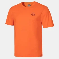 Football And Rugby Clothing*Kappa Mens Quick Dry T-Shirt in Orange