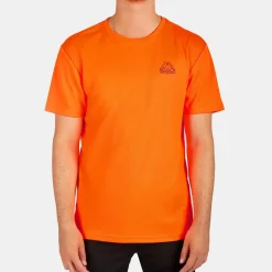 Football And Rugby Clothing*Kappa Mens Quick Dry T-Shirt in Orange