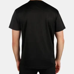 Football And Rugby Clothing*Kappa Mens Quick Dry T-Shirt in Black