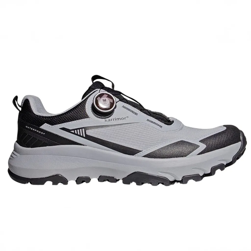 Shoes*Karrimor Mens Aspect Low Waterproof Hiking Shoes in Black