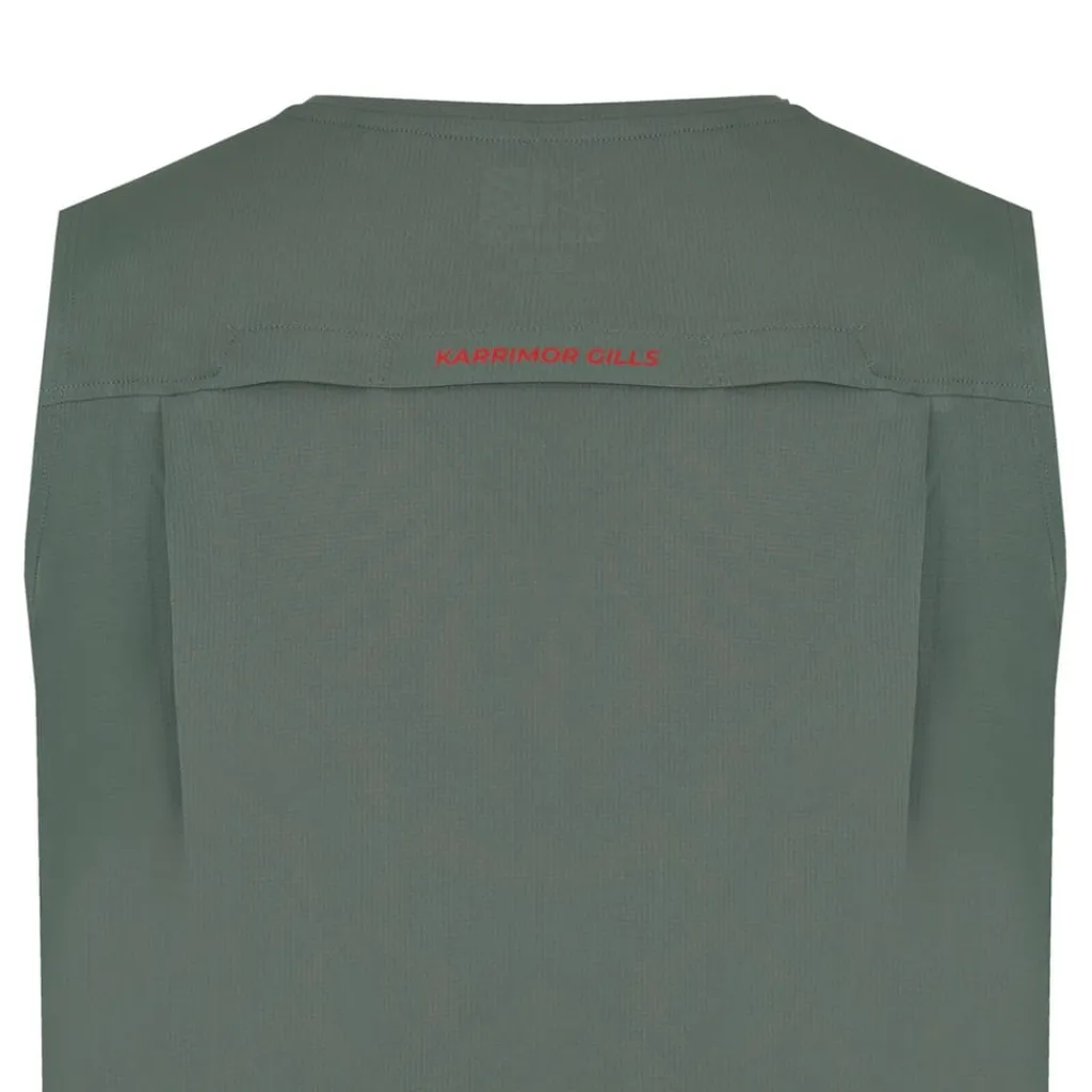 Fitness And Gymwear*Karrimor Regular Fit Crew Neck Tank in Green
