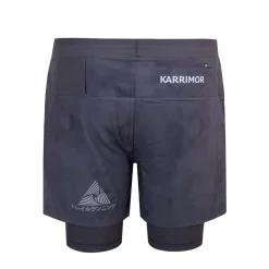 Fitness And Gym Shorts*Karrimor Running Club Trail 2 In 1 Shorts in Black