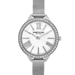 Jewellery-Watches*Kenneth Cole Steel Mesh York Analogue Watch in Green
