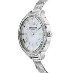 Jewellery-Watches*Kenneth Cole Steel Mesh York Analogue Watch in Green