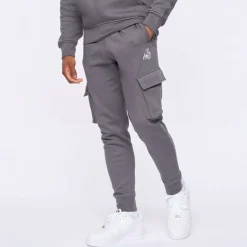 Trousers*Kings Will Dream Crosby 2.0 Cargo Joggers in Grey