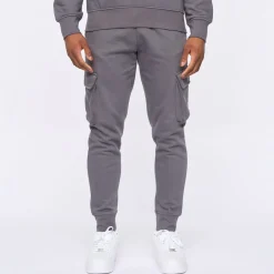 Trousers*Kings Will Dream Crosby 2.0 Cargo Joggers in Grey