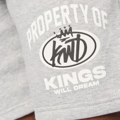 Shorts*Kings Will Dream Prop Jog Shorts in Grey Marl