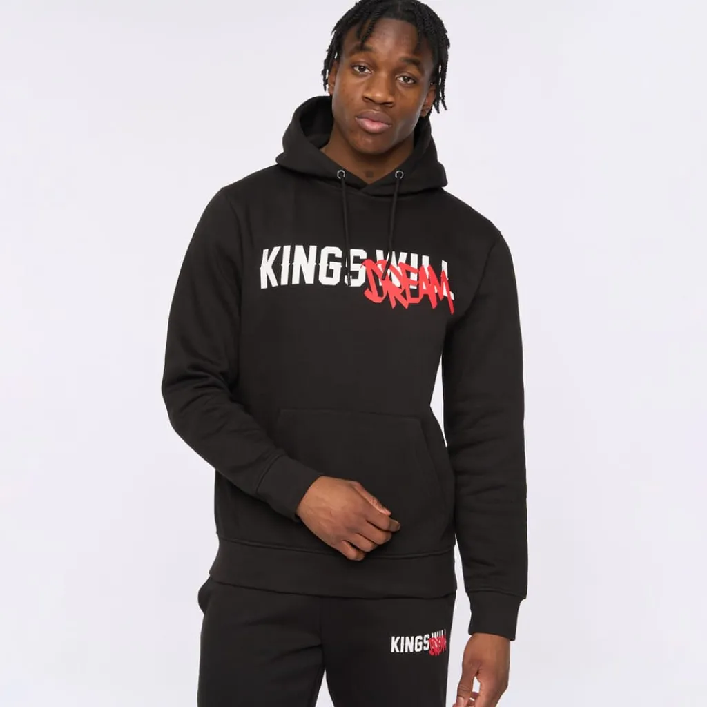 Hoodies|Sweatshirts*Kings Will Dream Tagged Hoodie in Black