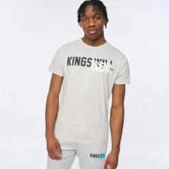 T-Shirts And Vests*Kings Will Dream Tagged T-Shirt in Grey Marl