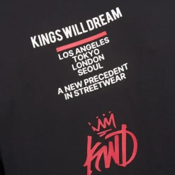 T-Shirts And Vests*Kings Will Dream Tagged T-Shirt in Black