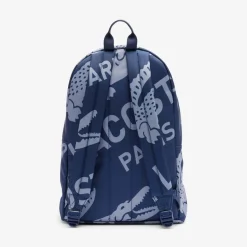 Bags*Lacoste Aop Backpack Sn52 in Blue