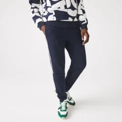 Trousers*Lacoste Branded Tape Joggers in Blue