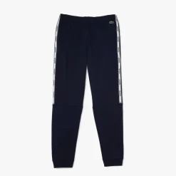 Trousers*Lacoste Branded Tape Joggers in Blue