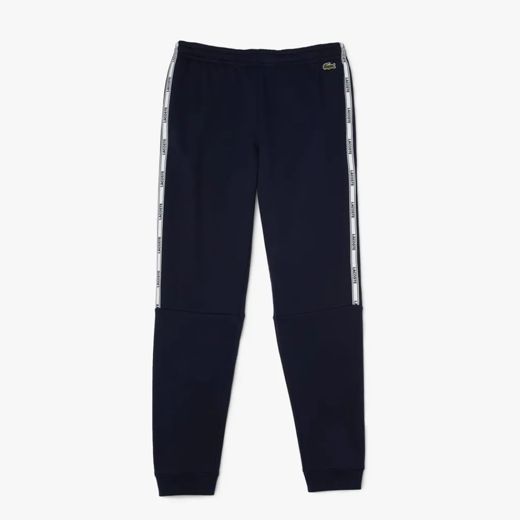 Trousers*Lacoste Branded Tape Joggers in Blue