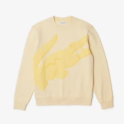 Sweatshirts*Lacoste Classic Fit Big Logo Sweatshirt in Yellow