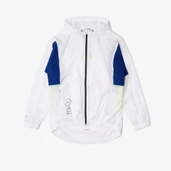 Coats And Jackets*Lacoste Colour-Block Windbreaker Jacket in White