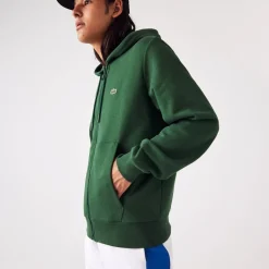 Sweatshirts*Lacoste Croc Zip Hoodie in Green