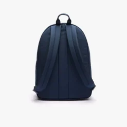 Bags*Lacoste Crocodile Backpack in Blue