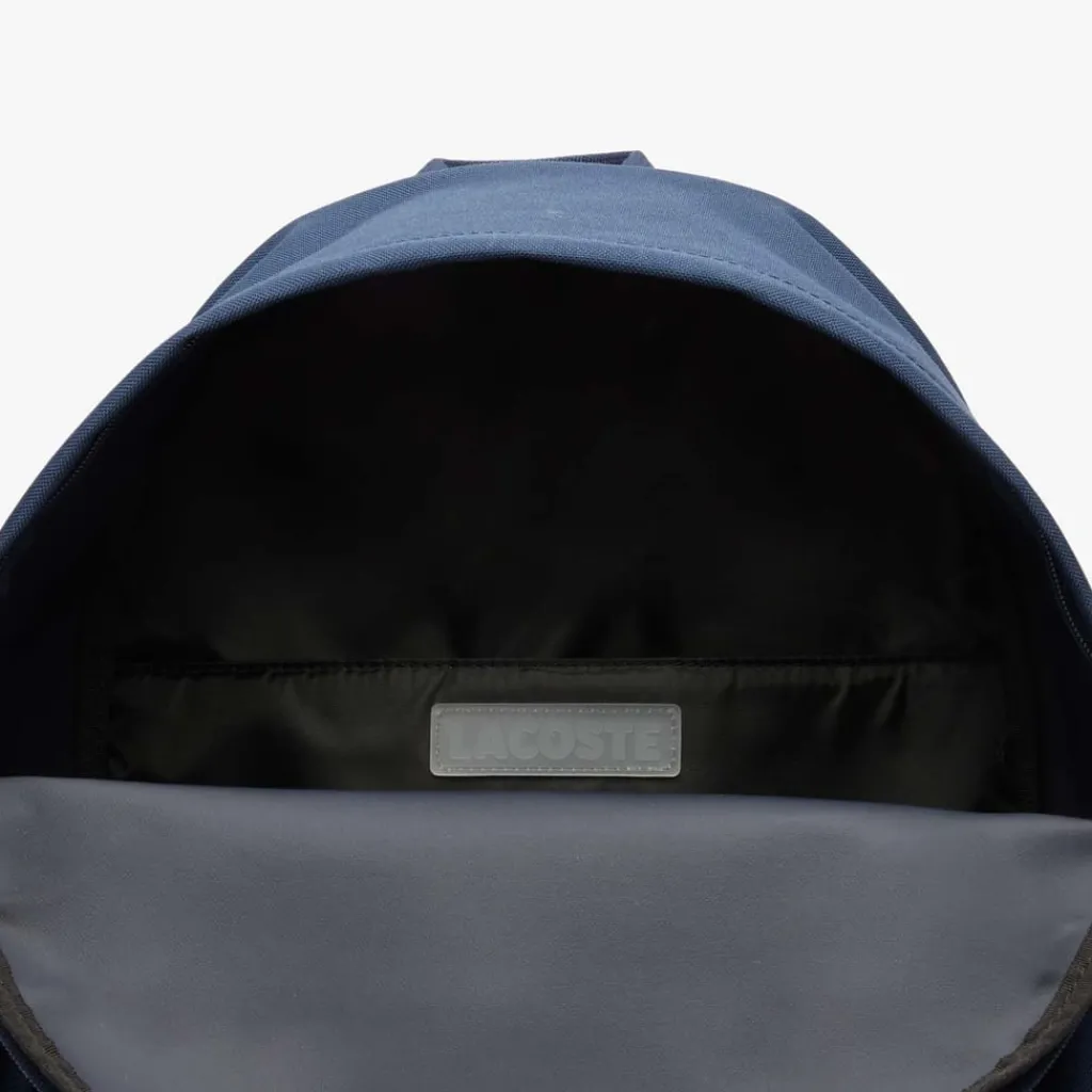 Bags*Lacoste Crocodile Backpack in Blue