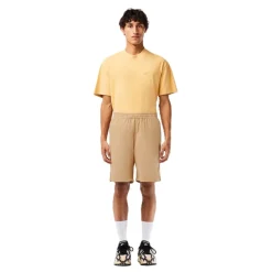 Shorts*Lacoste Effortless Bermuda Shorts with Elasticated Waistband in Beige