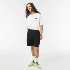 Shorts*Lacoste Fleece Shorts in Black