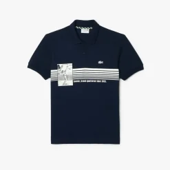 Polo Shirts*Lacoste French Made Classic-Fit Polo Shirt in Blue