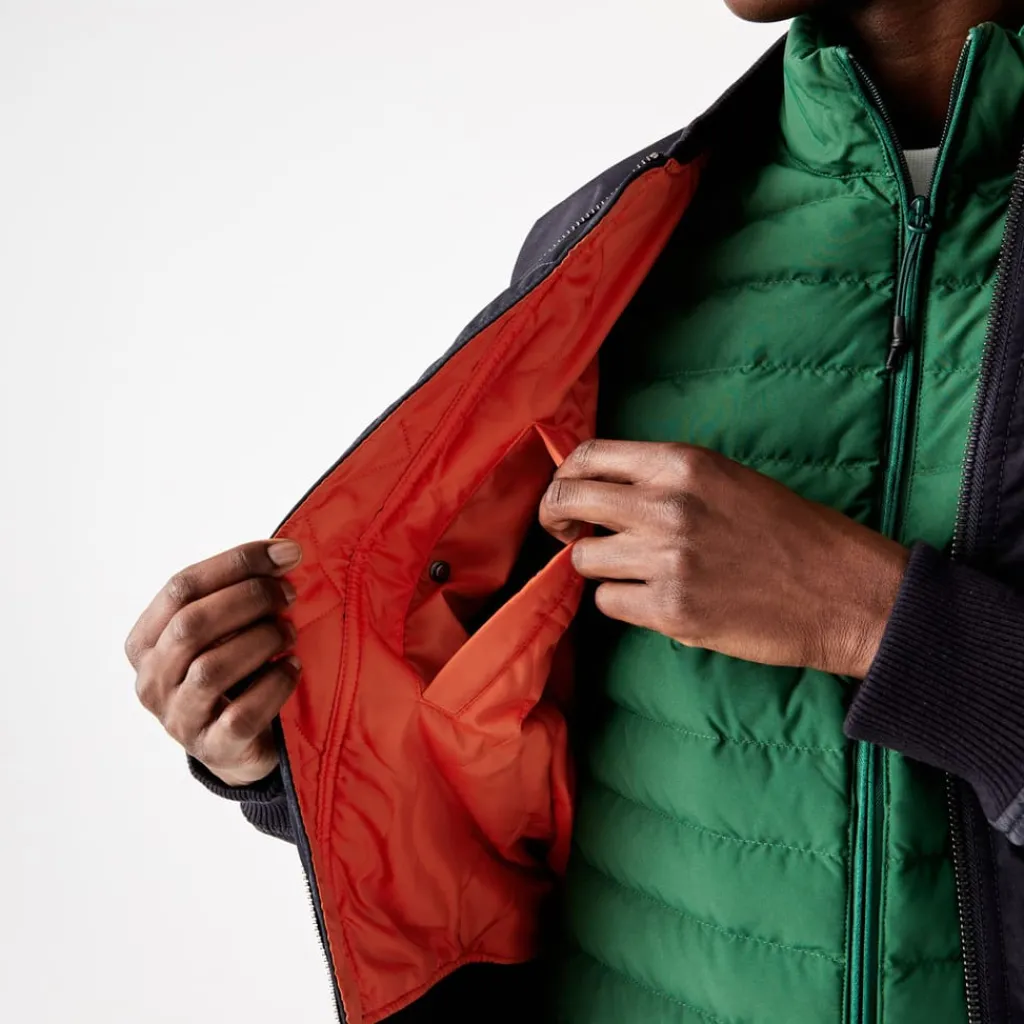 Coats And Jackets*Lacoste Full Zip Bomber Jacket in Navy