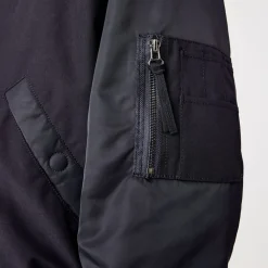 Coats And Jackets*Lacoste Full Zip Bomber Jacket in Navy