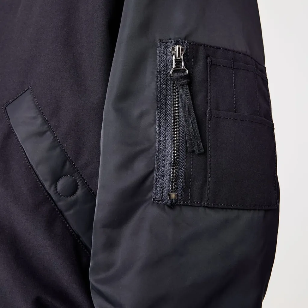 Coats And Jackets*Lacoste Full Zip Bomber Jacket in Navy