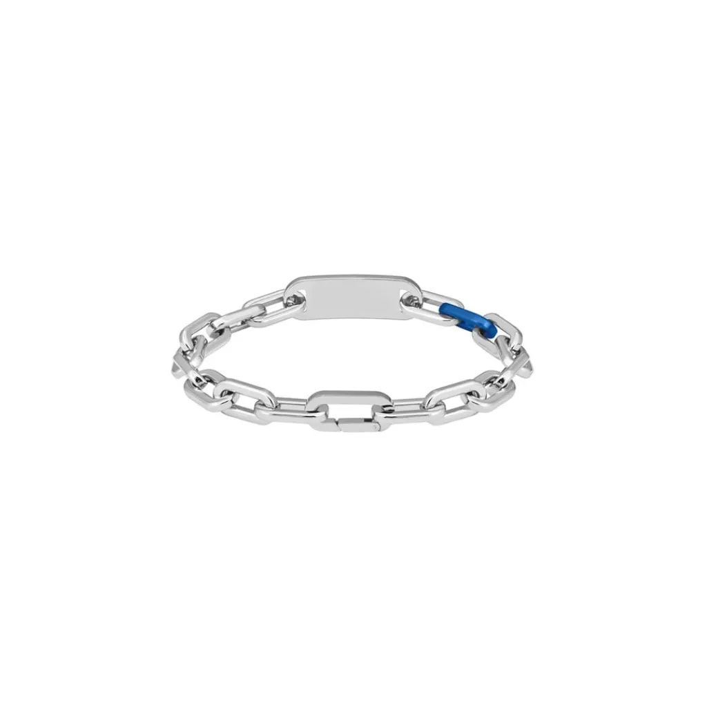 Jewellery-Watches*Lacoste Gents Crew Bracelet in Silver