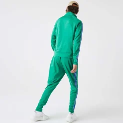 Trousers*Lacoste Heritage Contrast Bands Track Pants in Green