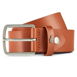 Belts*Lacoste Leather Belt Mens in Brown