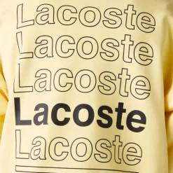Sweatshirts*Lacoste Live Live Loose Fit Crewneck Sweatshirt in Yellow