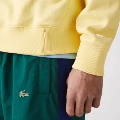 Sweatshirts*Lacoste Live Live Loose Fit Crewneck Sweatshirt in Yellow