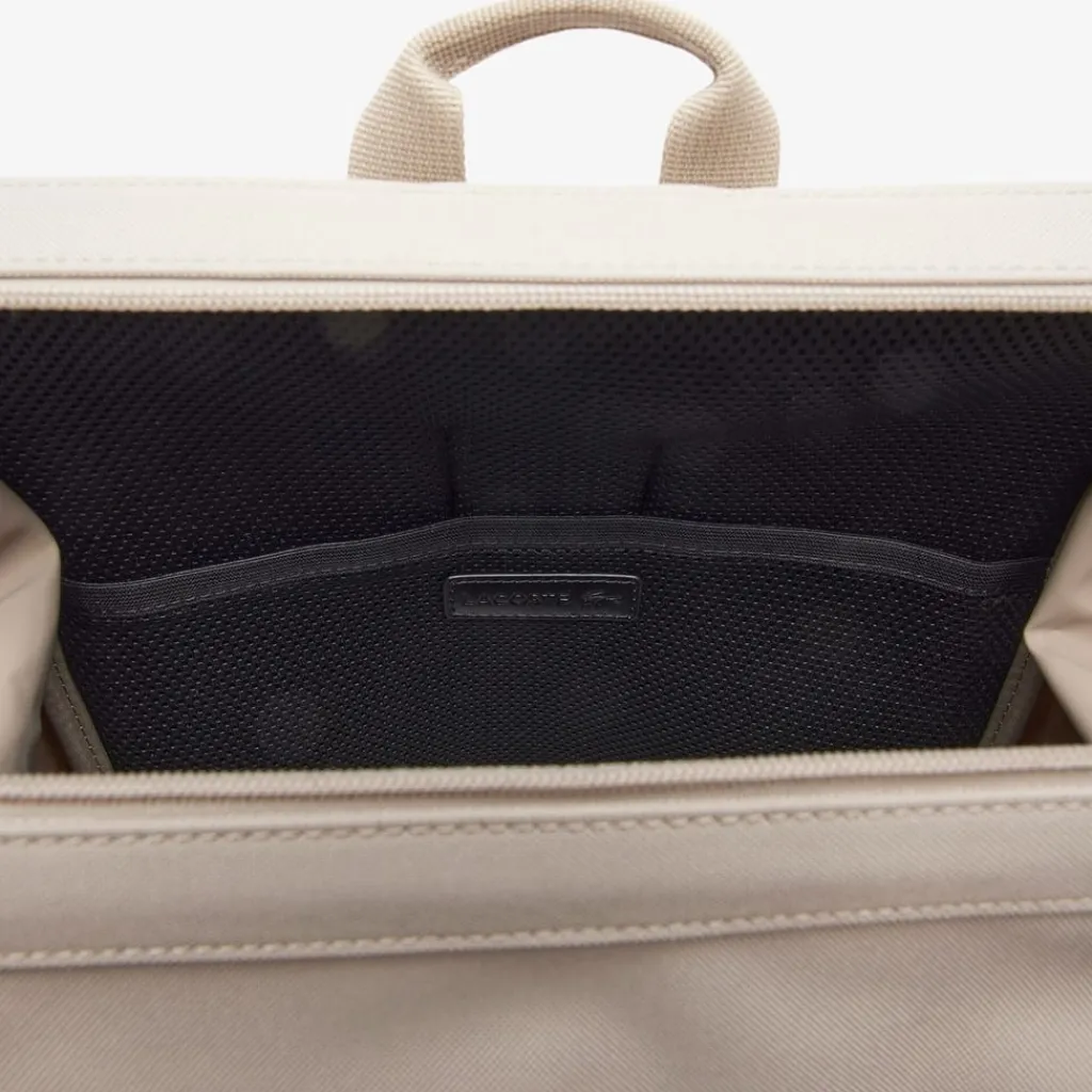 Bags*Lacoste Logo Backpack in Beige