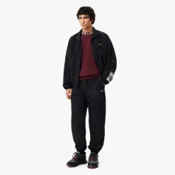 Sweatshirts*Lacoste Logo Crewneck Sweatshirt in red maroon