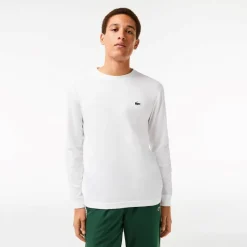 T-Shirts And Vests*Lacoste Logo Long Sleeve T-Shirt in White