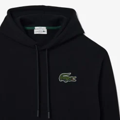 Sweatshirts*Lacoste Loose Fit Fleece Hoodie in Black