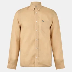 Shirts*Lacoste Ls Shirt in Beige