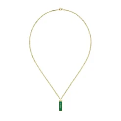 Jewellery-Watches*Lacoste Mens Fence Gold Necklace. in Gold