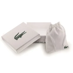Jewellery-Watches*Lacoste Mens Lessentiel Stainless Steel Box Chain Bracelet in Silver
