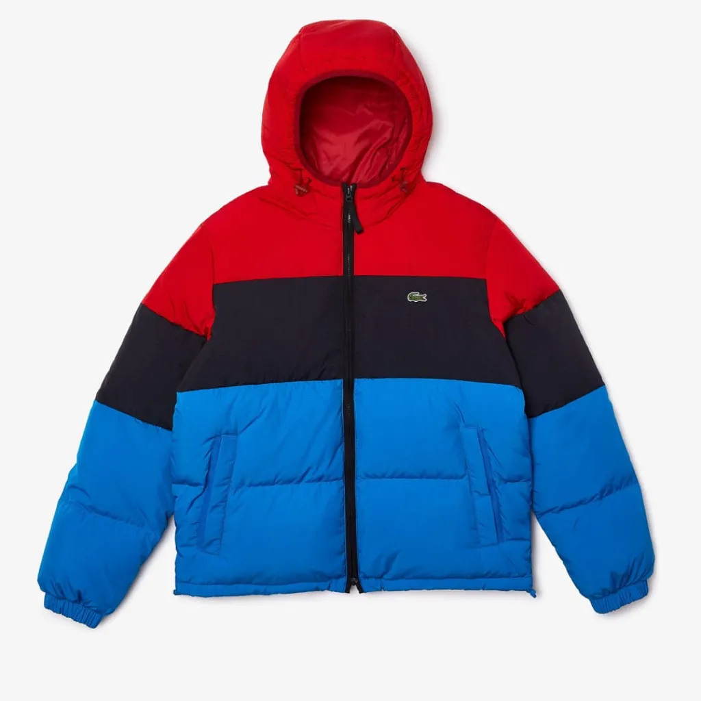 Coats And Jackets*Lacoste Mens Lightweight Water-Resistant Puffer Jacket in Red