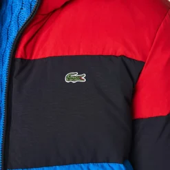 Coats And Jackets*Lacoste Mens Lightweight Water-Resistant Puffer Jacket in Red