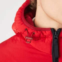 Coats And Jackets*Lacoste Mens Lightweight Water-Resistant Puffer Jacket in Red