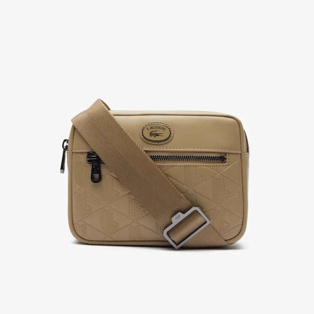 Bags*Lacoste Nomogramme Reporter Bag in Beige