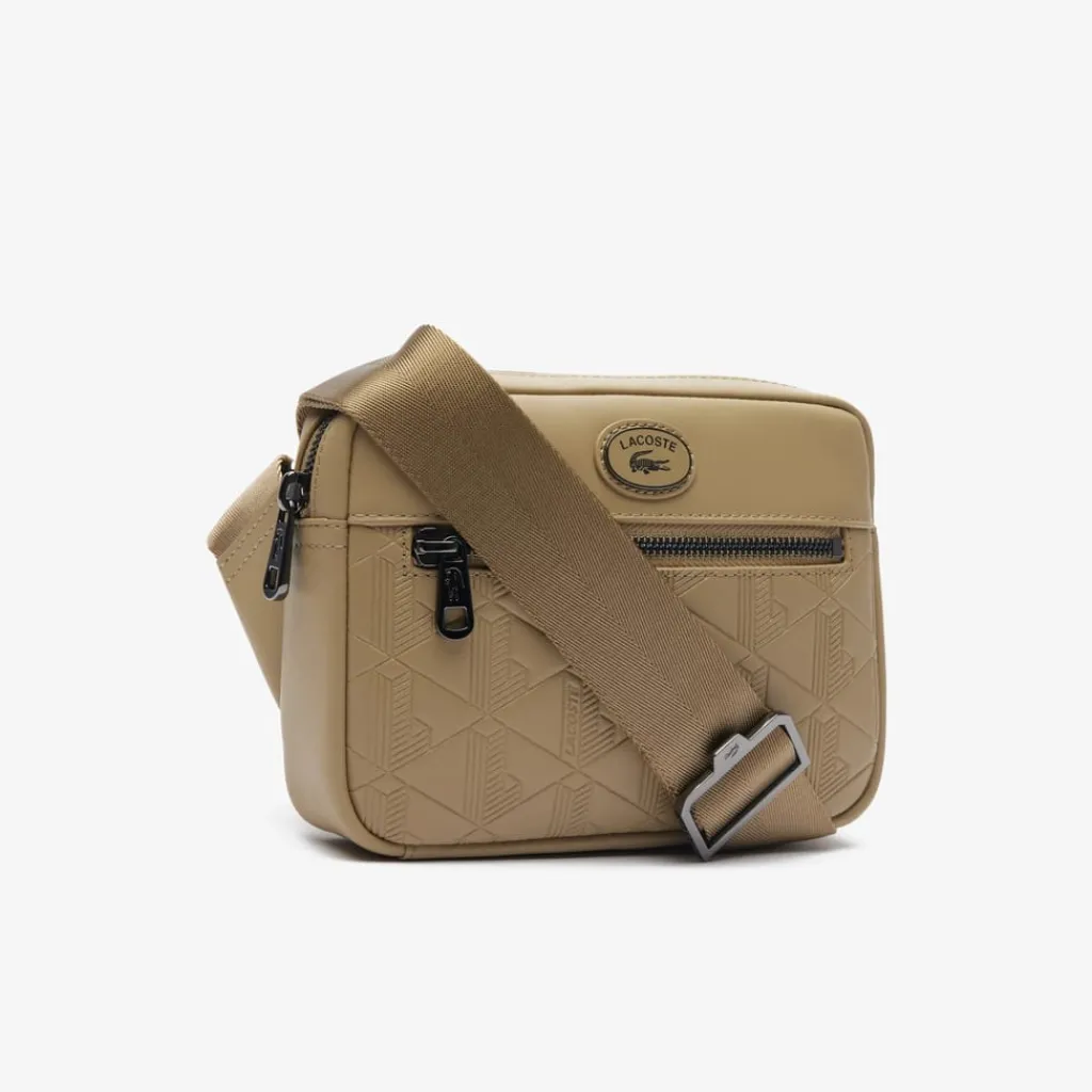 Bags*Lacoste Nomogramme Reporter Bag in Beige