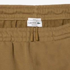 Trousers*Lacoste Organic Cotton Fleece Sweatpants in Brown