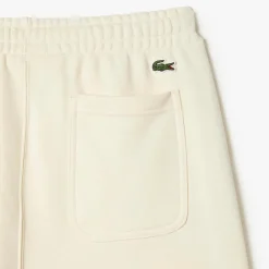 Trousers*Lacoste Organic Cotton Track Pants in Cream