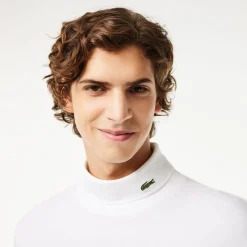 T-Shirts And Vests*Lacoste Organic Cotton Turtleneck T-Shirt in White